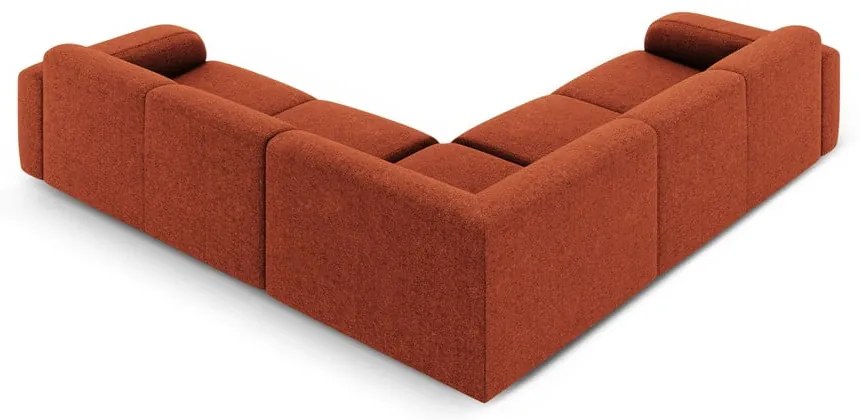 Divano angolare in colore mattone (angolo variabile/ad L) Molino - Micadoni Home