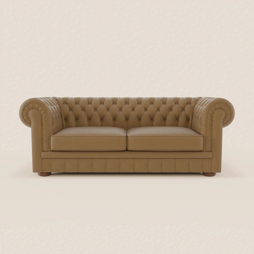 Chester – Divano Chesterfield in vera pelle spessorata 2 e 3 posti