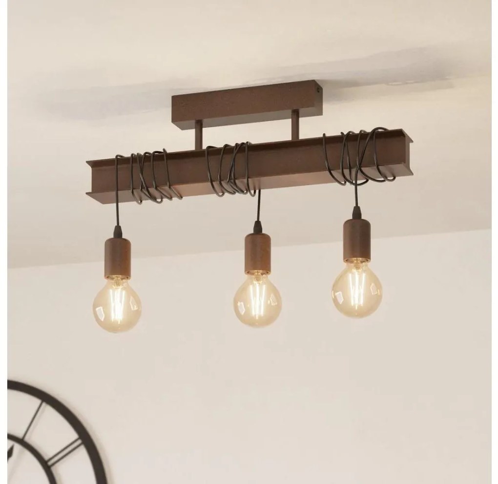 Eglo 43522 - Lampadario a parete TOWNSHEND 3xE27/60W/230V