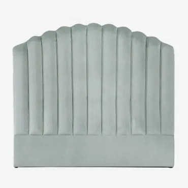 Testiera per Letto da 150 cm in Velluto Meirela Iceberg - Sklum
