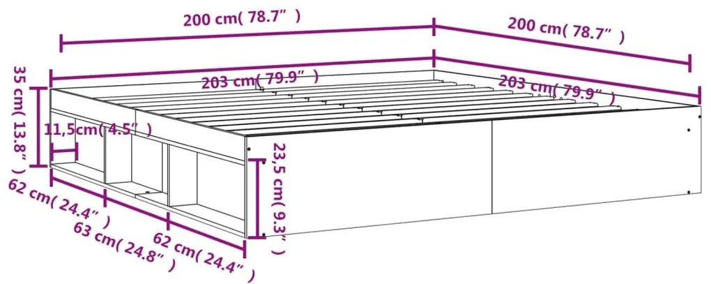 Giroletto Grigio Sonoma 200x200 cm