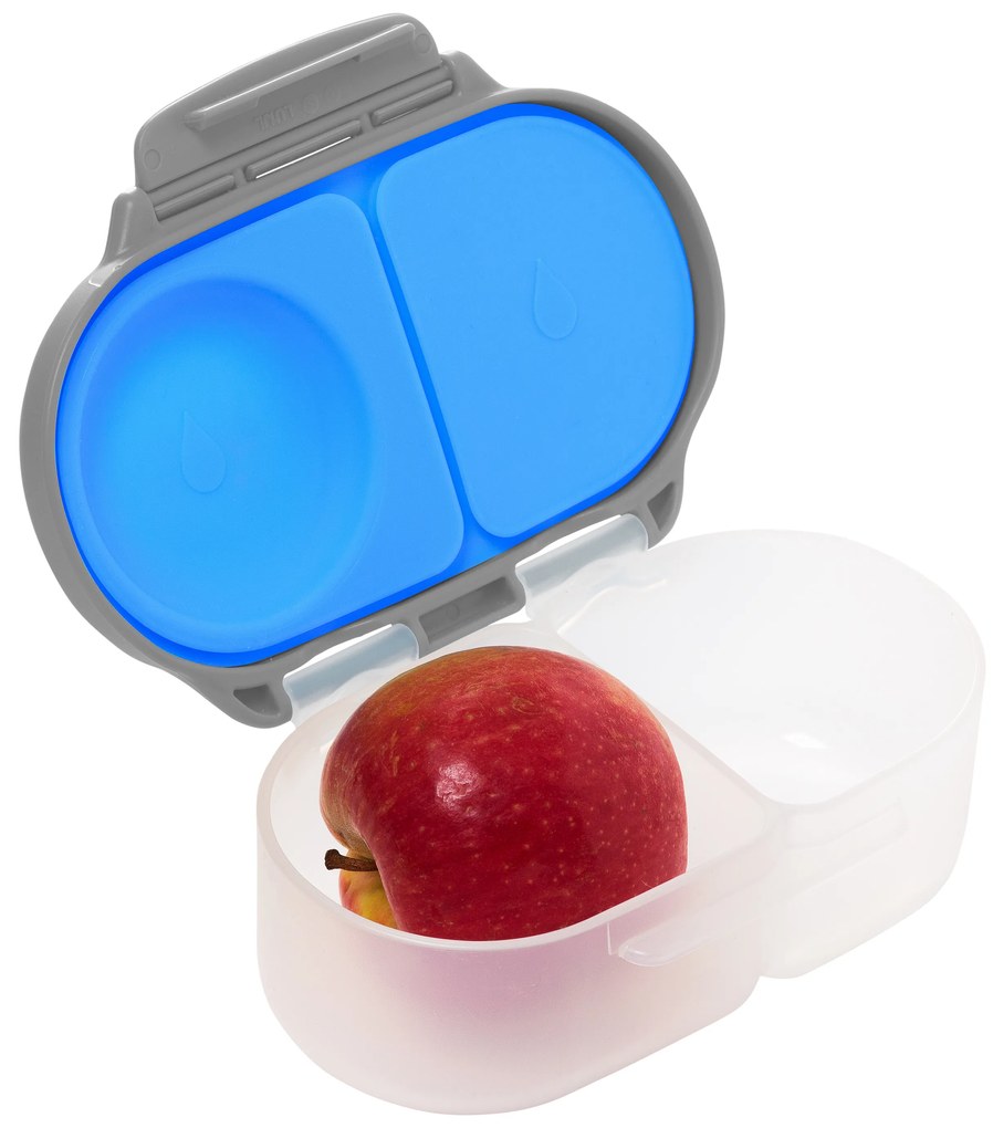 Box porta merenda piccolo – blu/grigio