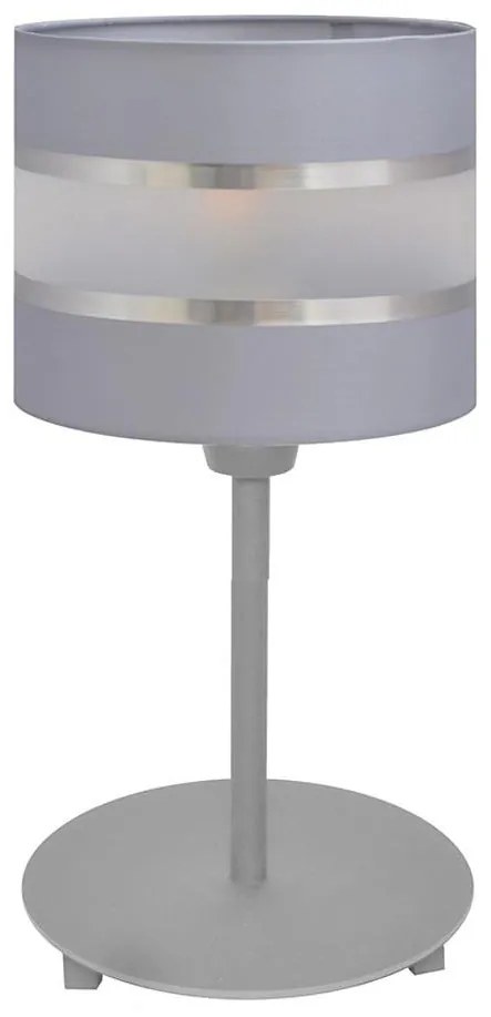 Lampada da tavolo HELEN 1xE27/15W/230V grigio/argento
