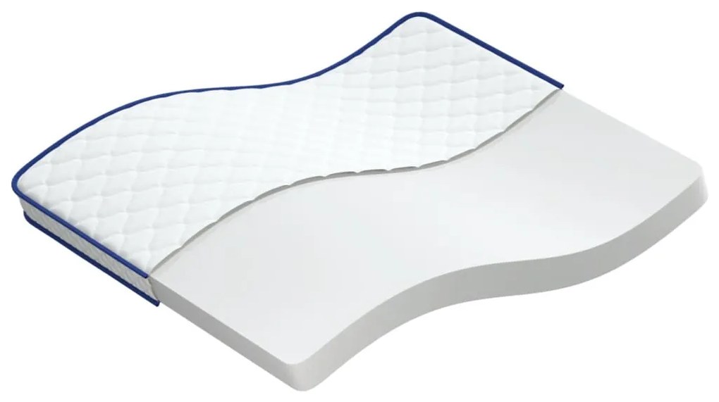 Materasso viscoelastico bianco 140x190x17 cm