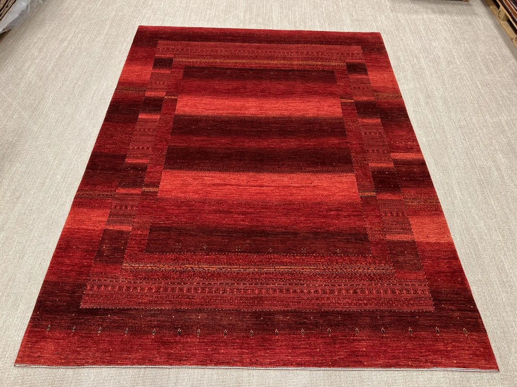 Loribaft Tappeto persiano 260 x 340 Rosso (Iran) Annodato A Mano