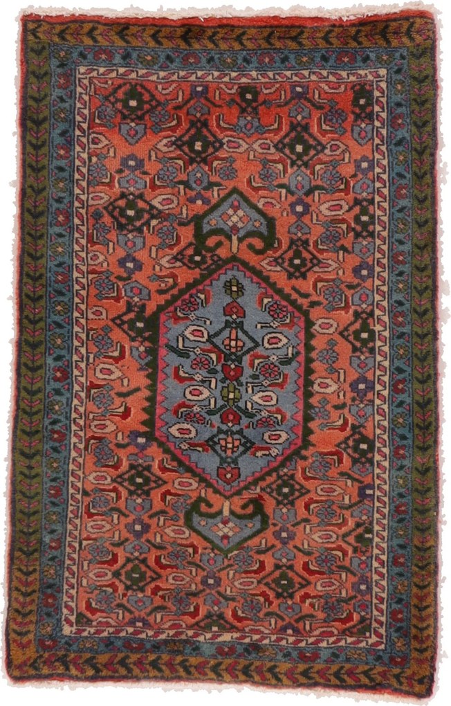 Hamedan Tappeto 110x70 (Iran) Annodato A Mano