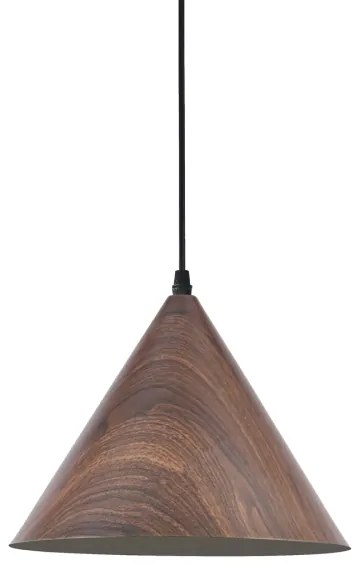 Lampadario a sospensione con filo BOSCO 1xE27/15W/230V marrone