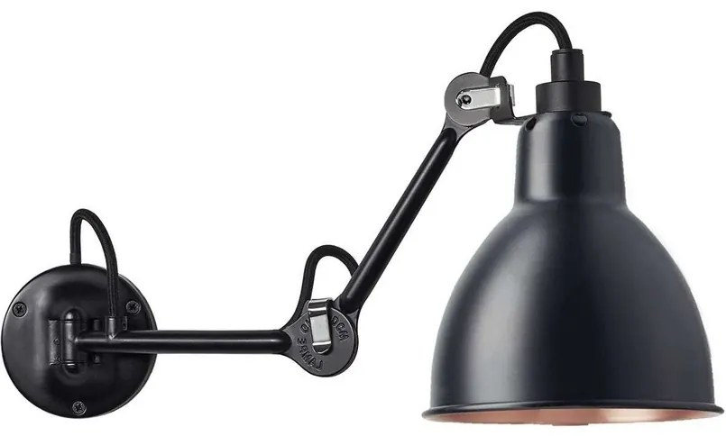 204 Applique da parete Black/Black/Copper - Lampe Gras