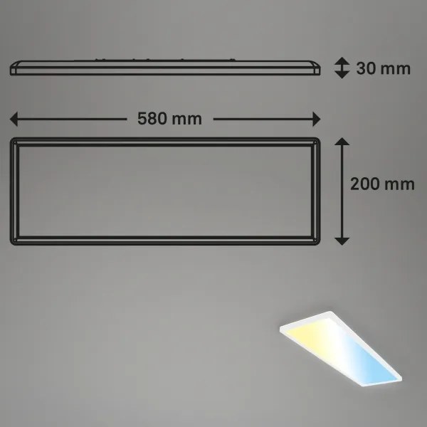 Briloner 7403-016 - Luce LED dimmerabile SLIM LED/23W/230V 2700-6500K + +TC