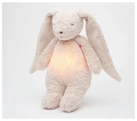 Moonie - Compagno di coccole con melodia e luce 2.0 coniglietto organic rosa