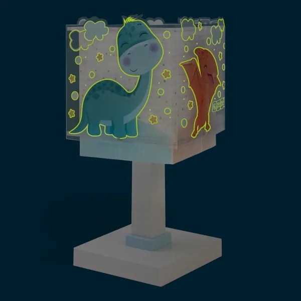 Dalber 63451 - Lampada da comodino LED per bambini BABY DINOS 1xG4/4W/230V multicolore