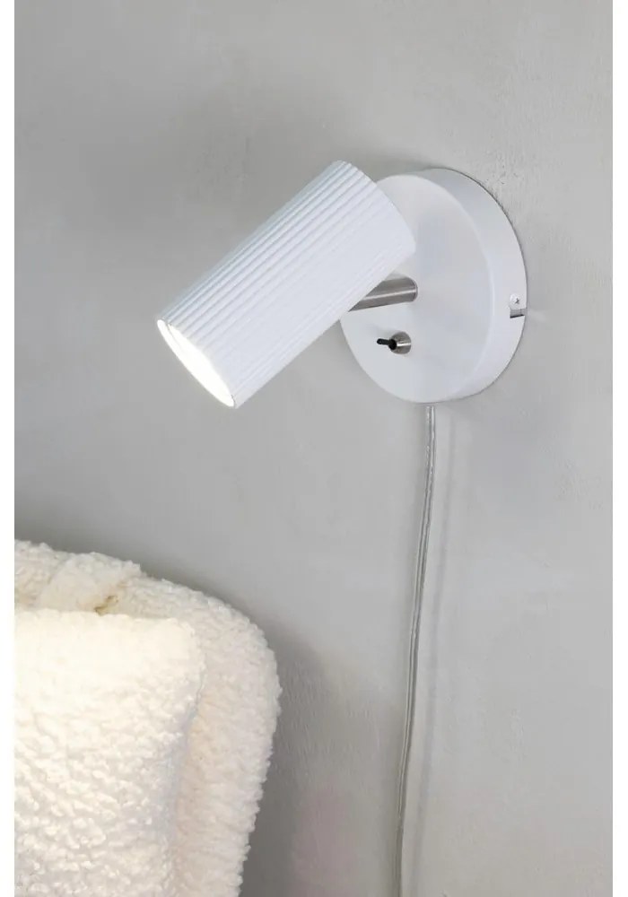 Lampada da parete bianca Costilla - Markslöjd