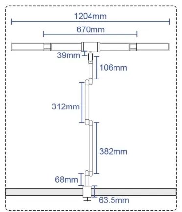 LED Dimmerabile flessibile lampada da tavolo LED/36W/230V 3000-6500K CRI 92 nero