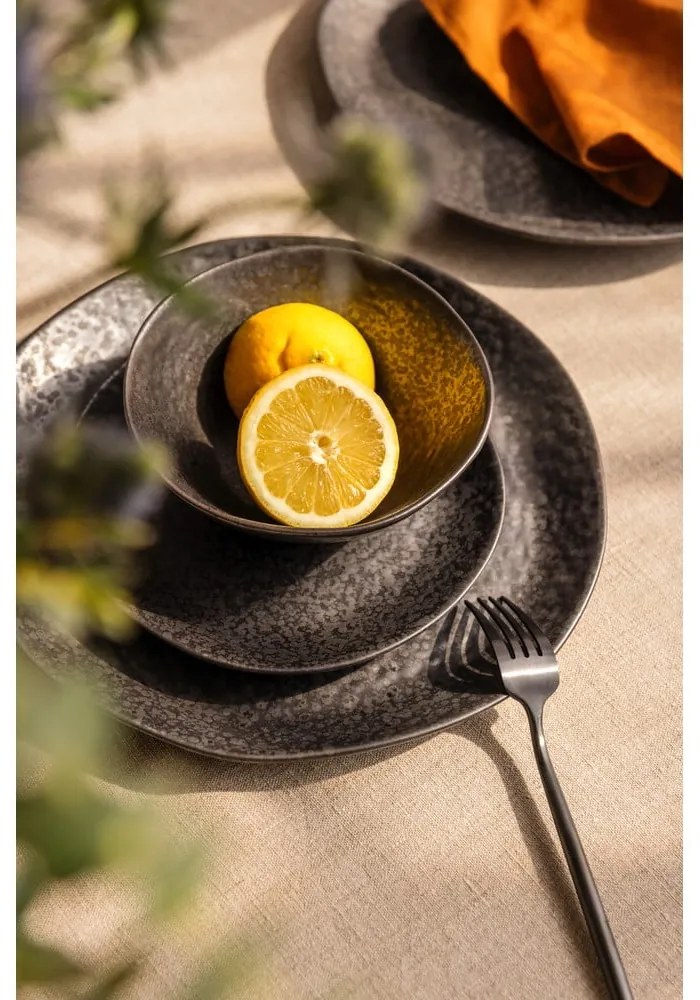Set da pranzo in pietra 18 pz Dark Moon – Bonami Selection