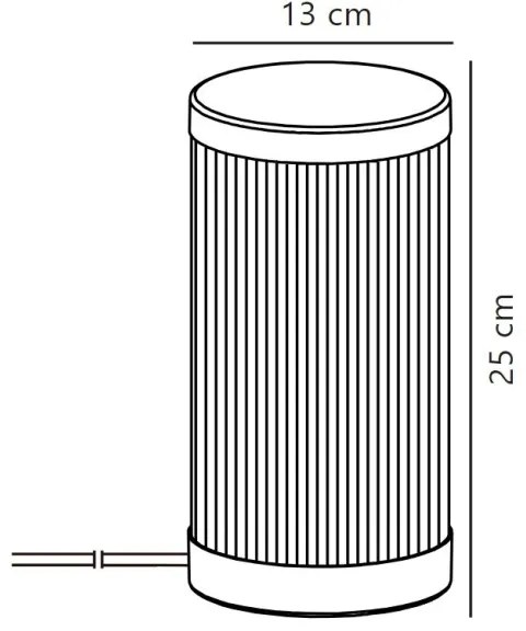 Nordlux - Lampada da tavolo da esterno COUPAR 1xE27/25W/230V IP54 beige