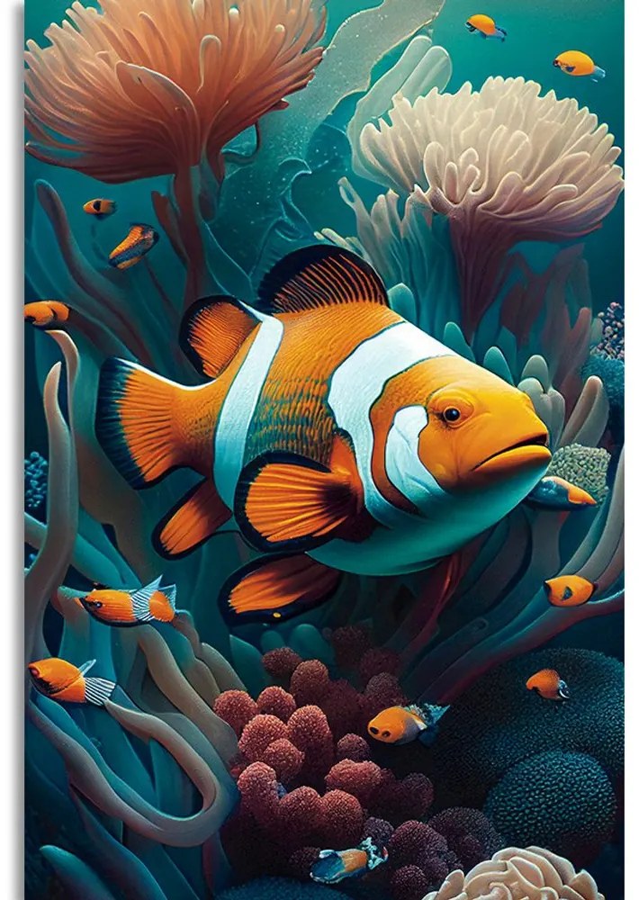 Quadro su tela – Pagliaccio surrealista