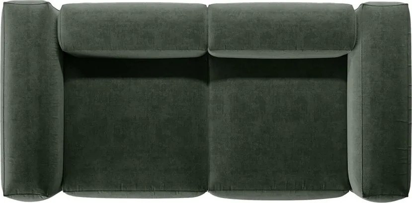 Divano verde 224 cm Bergamo – Cosmopolitan Design