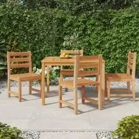 Sedie da Giardino 4 pz il Legno Massello di Teak cod mxl 10133