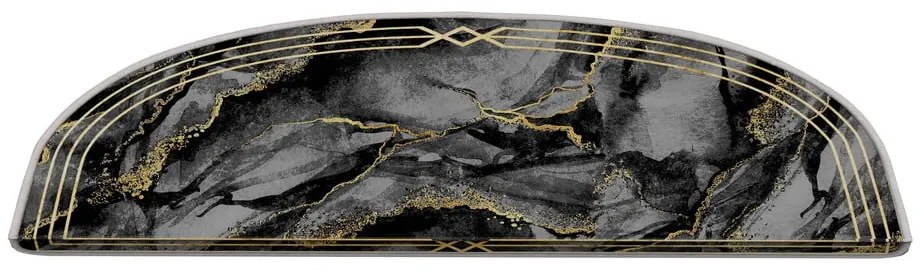 Gradini grigio scuro in set da 16 pezzi 20x65 cm Marble Dream - Vitaus