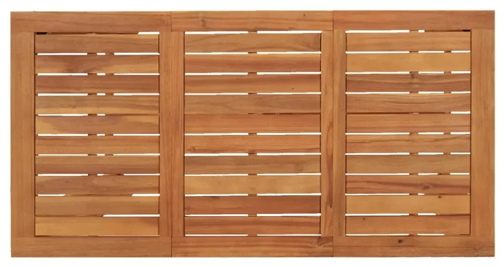 Tavolo da bar da giardino 120x60x105cm legno massello di acacia