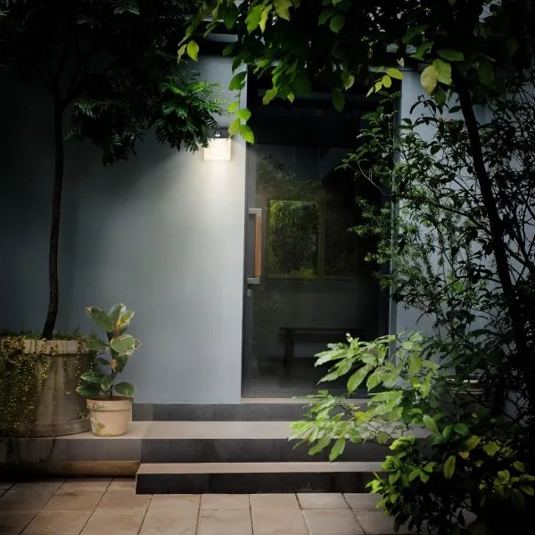 Brilagi-LED Lampada da parete esterna con sensore TERNI LED/12W/230V nera IP44