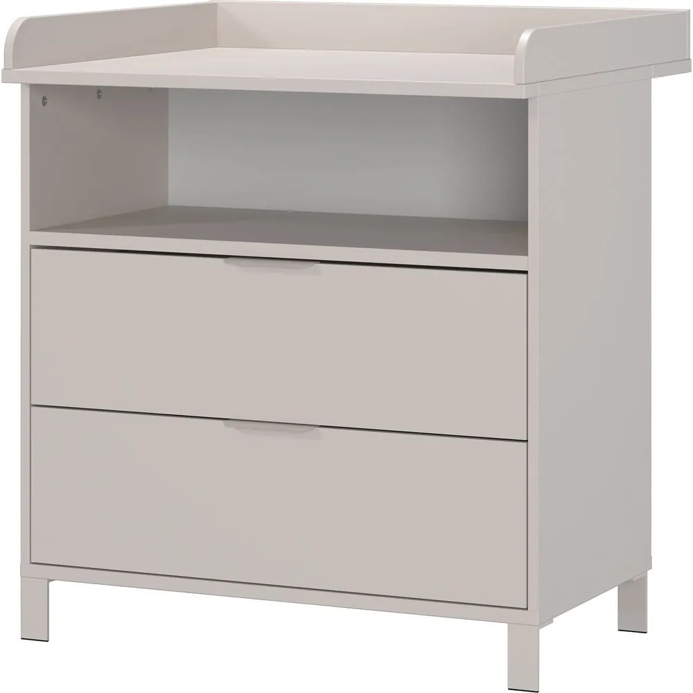 Cassettiera per bambini color crema con fasciatoio 89x102x77 cm Alkmaar – Germania