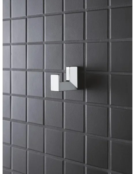 GROHE 40782000 - Gancio per accappatoio SELECTION CUBE cromo lucido