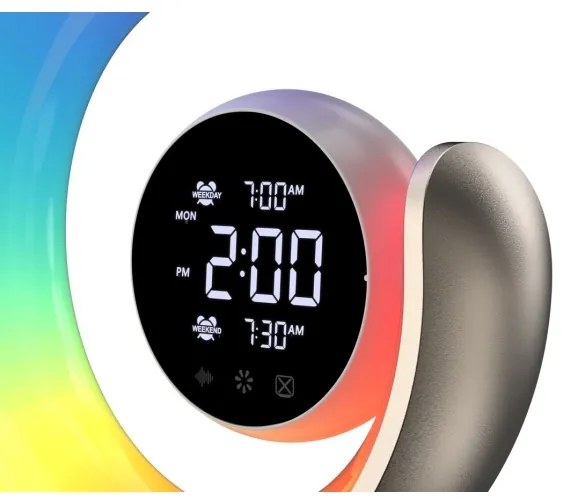 Immax 08981L- Lampada da tavolo dimmerabile LED RGBW PEACOCK 20W USB 5V