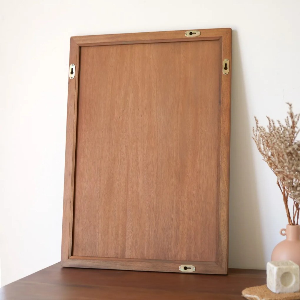 Tikamoon - Specchio in legno di acacia 70x50 Loggia