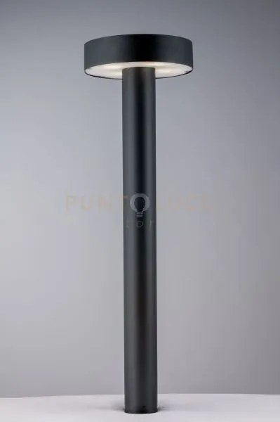 Palo underwood antracite 4 luci attacco g9 ip65 21x70cm in metallo