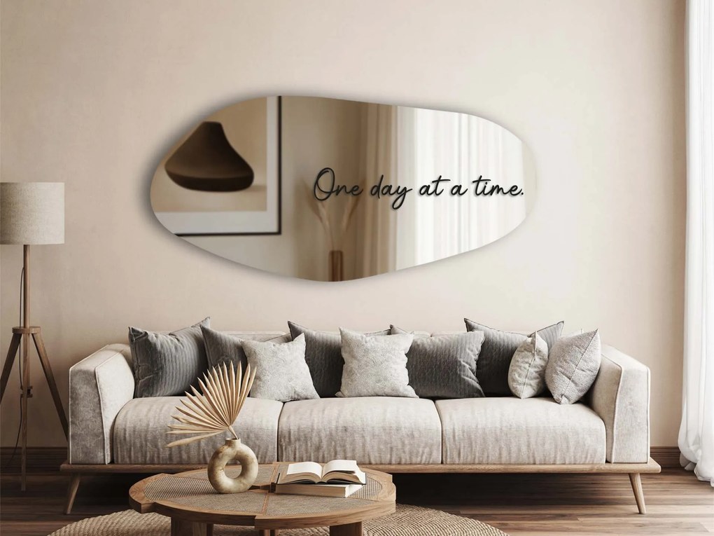 Adesivo per specchio S24 – One day at time.