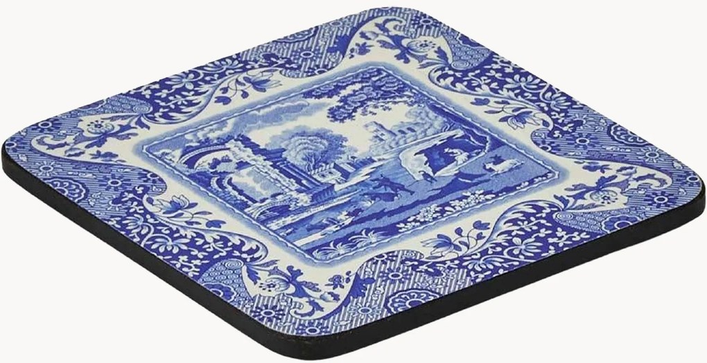 Set di 6 sottobicchieri Blue Italian