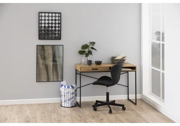 Scrivania SARON quercia/nero