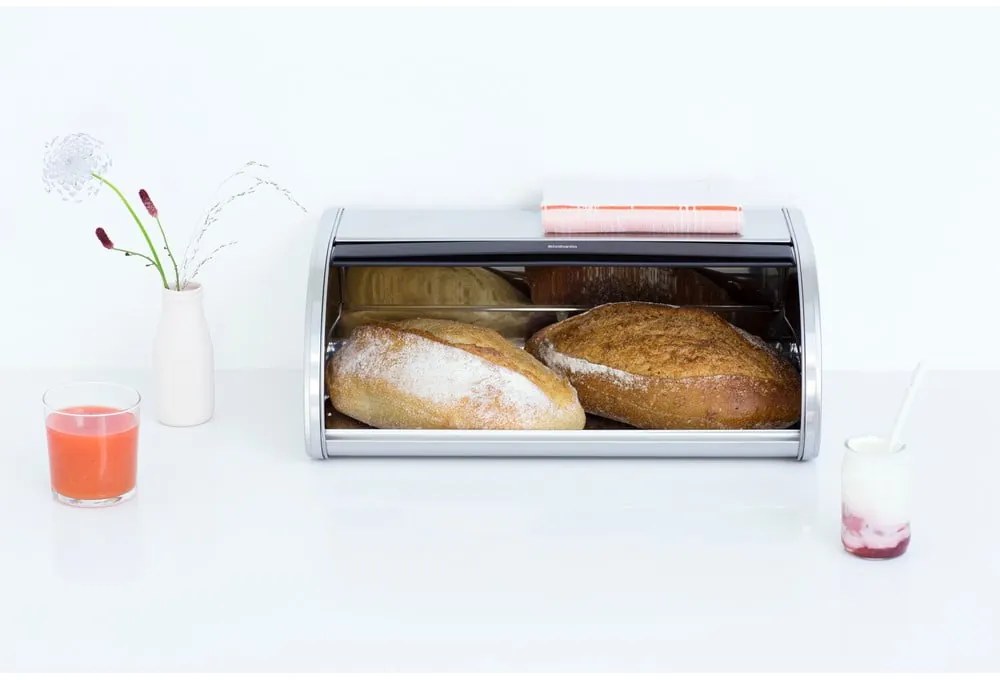 Porta pane in acciaio Roll Top - Brabantia