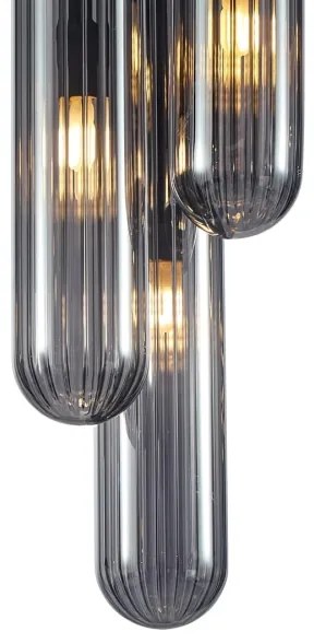 Lampadario a plafone PAX 3xG9/9W/230V nero