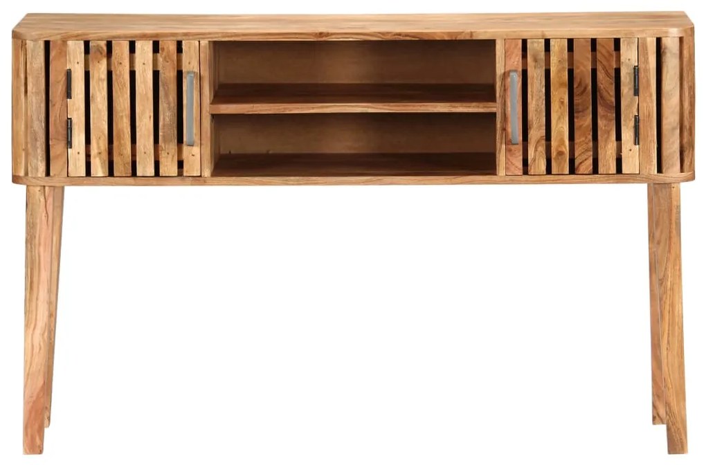 Tavolo consolle 120x35x76 cm legno massello di acacia