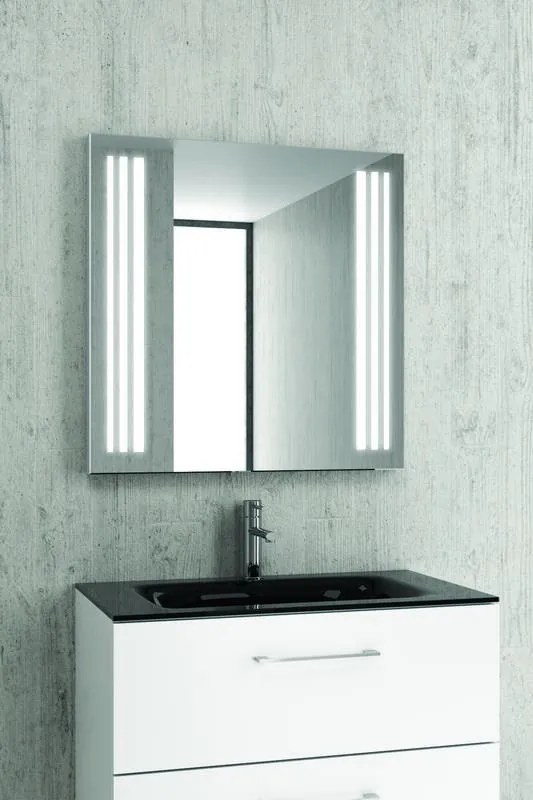 Specchio bagno 100x75 illuminazione led modello KAM-1391B - KAMALU