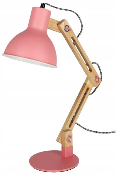 Lampada da tavolo 1xE27/40W/230V rosa