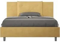 Letto Matrimoniale Extra Large 190x200 cm con Rete Appia Ocra