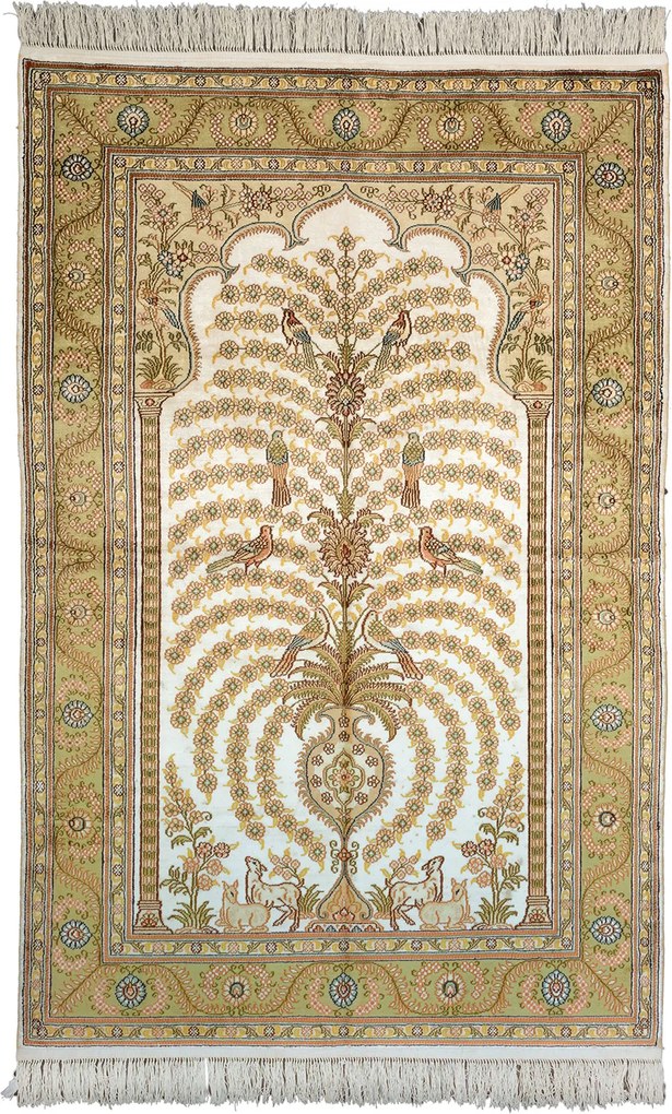 Hereke Tappeto orientale 180 x 120 Beige (Cina) Annodato A Mano