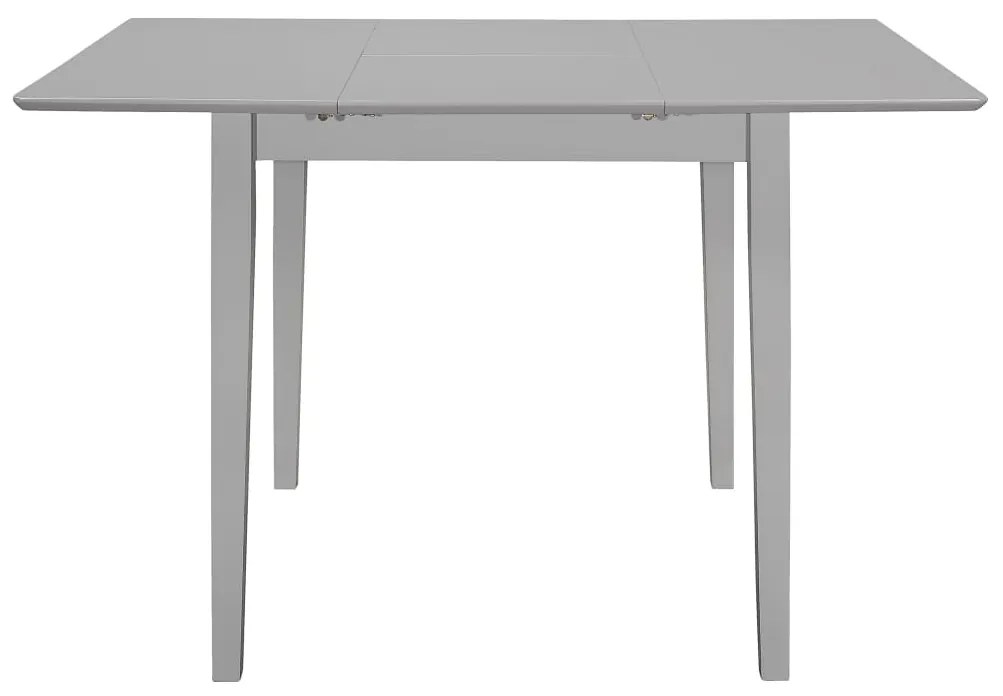 Set da pranzo 3 pz in mdf grigio