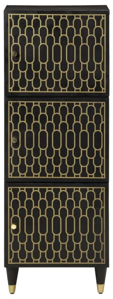 Credenza 40x33x110 cm in legno massello di mango