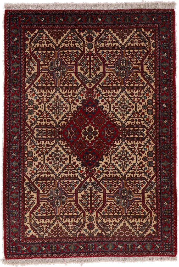 Abadeh Tappeto 110x160 (Iran) Annodato A Mano