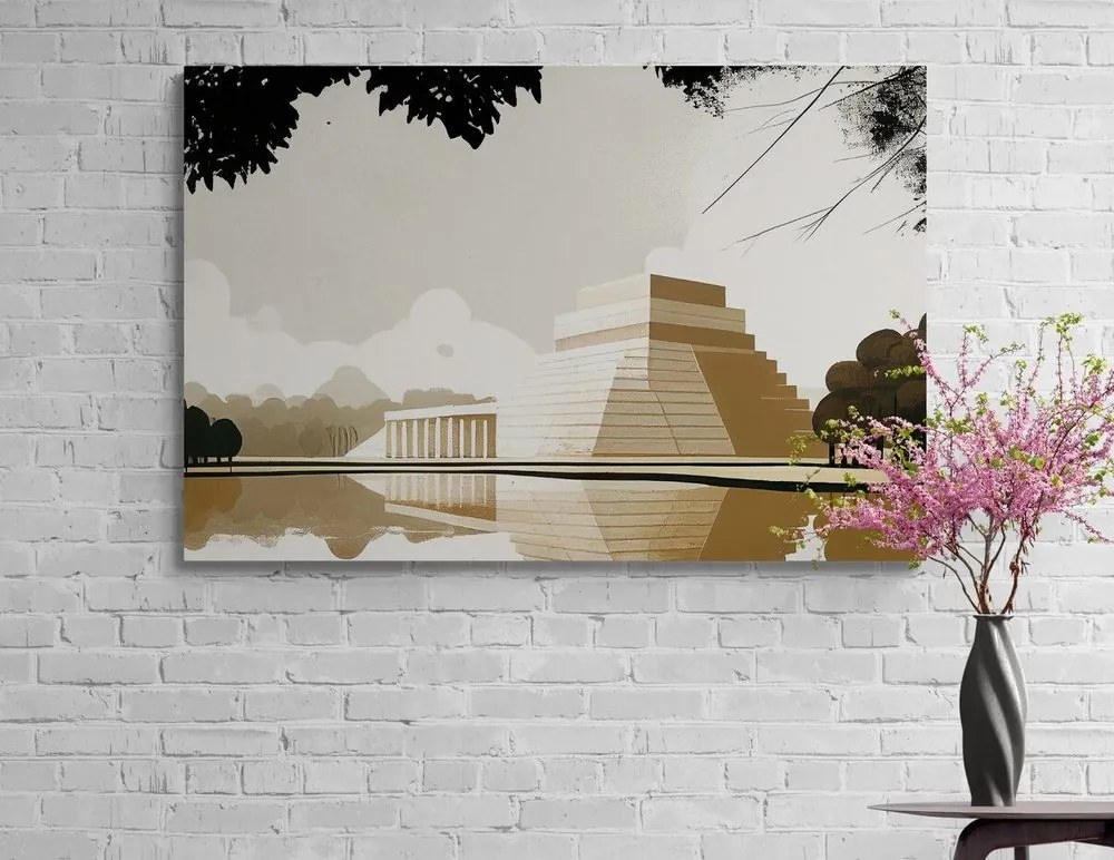 Quadro su tela – Piramide Maya