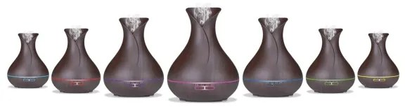 Umidificatore e ionizzatore aria LED RGB 400 ml