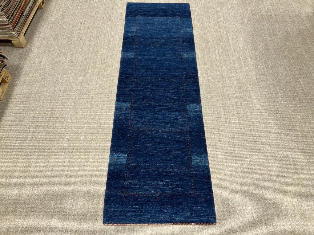 Loribaft Tappeto persiano 280x90 Blu (Iran) Annodato A Mano