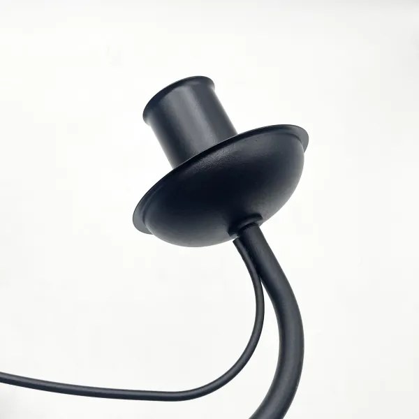 Lampadario a catena ANTON 3xE14/15W/230V nero