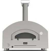 Forno 2 Pizze Futuro Alfa Ibrido Gas e Legna da Esterno in Acciaio