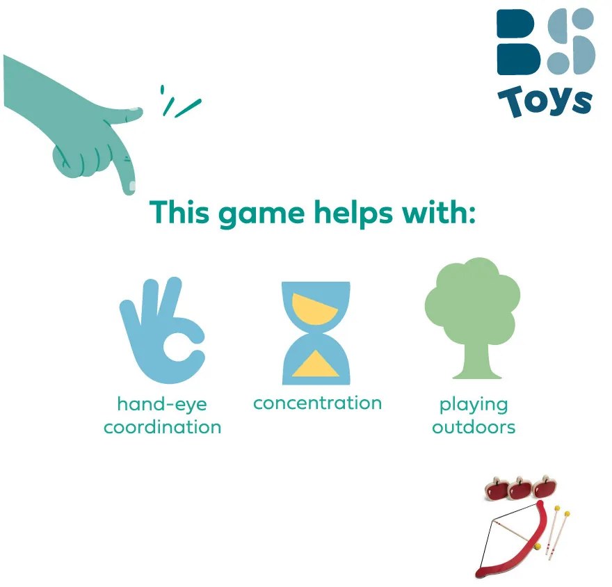 Arco e frecce - tiro alle mele