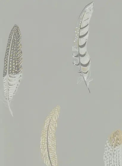Sanderson Carta da parati Lismore - Silver/ Grey